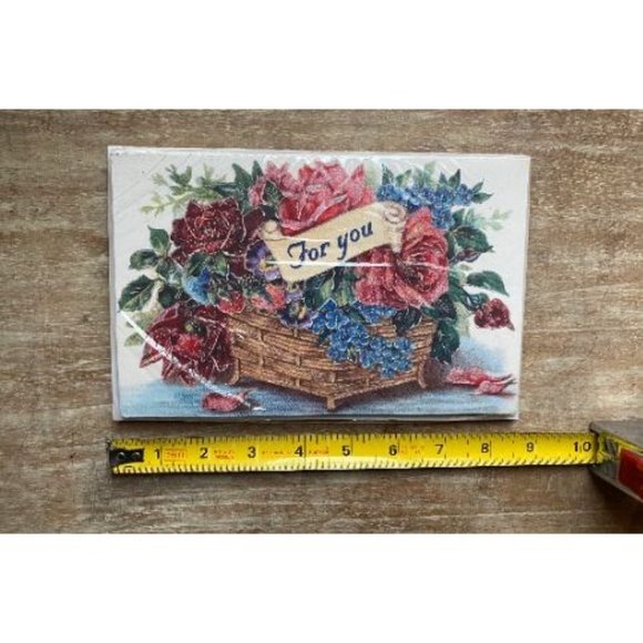 Floral For You Old World Christmas Card - Picture 4 of 4